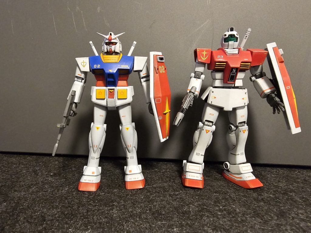 HGジムとの比較。こちらは並び立てるかも。見ていただき、ありがとうございました!