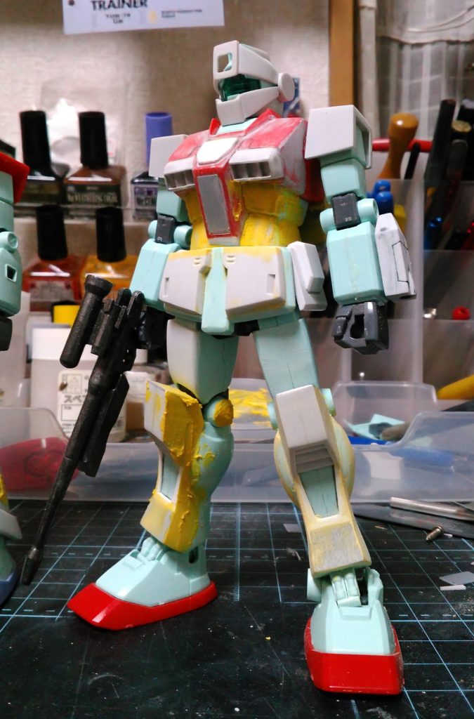 HGUCジムスナイパーカスタム–2枚目/制作者：スギ