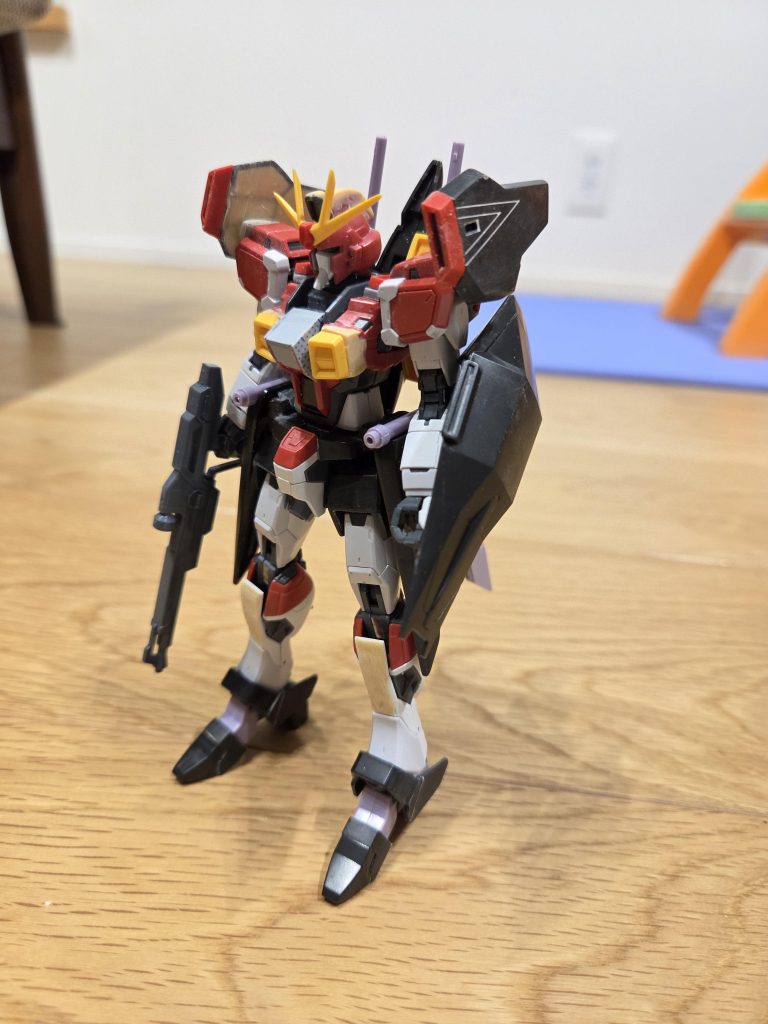 こんな感じでミキシングして頭部は最新キットのイモジャを少し改修加えました