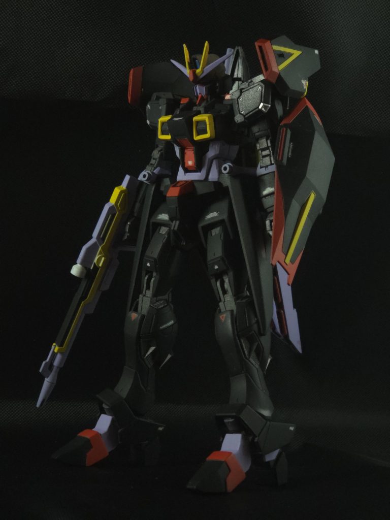 本当にガイアはカッコいいんですよ…インパルスの素材を使ったおかげで全体的にマッチョになりましたが元のガイアのイメージをそこまで崩さないで作れたんじゃないかなぁと