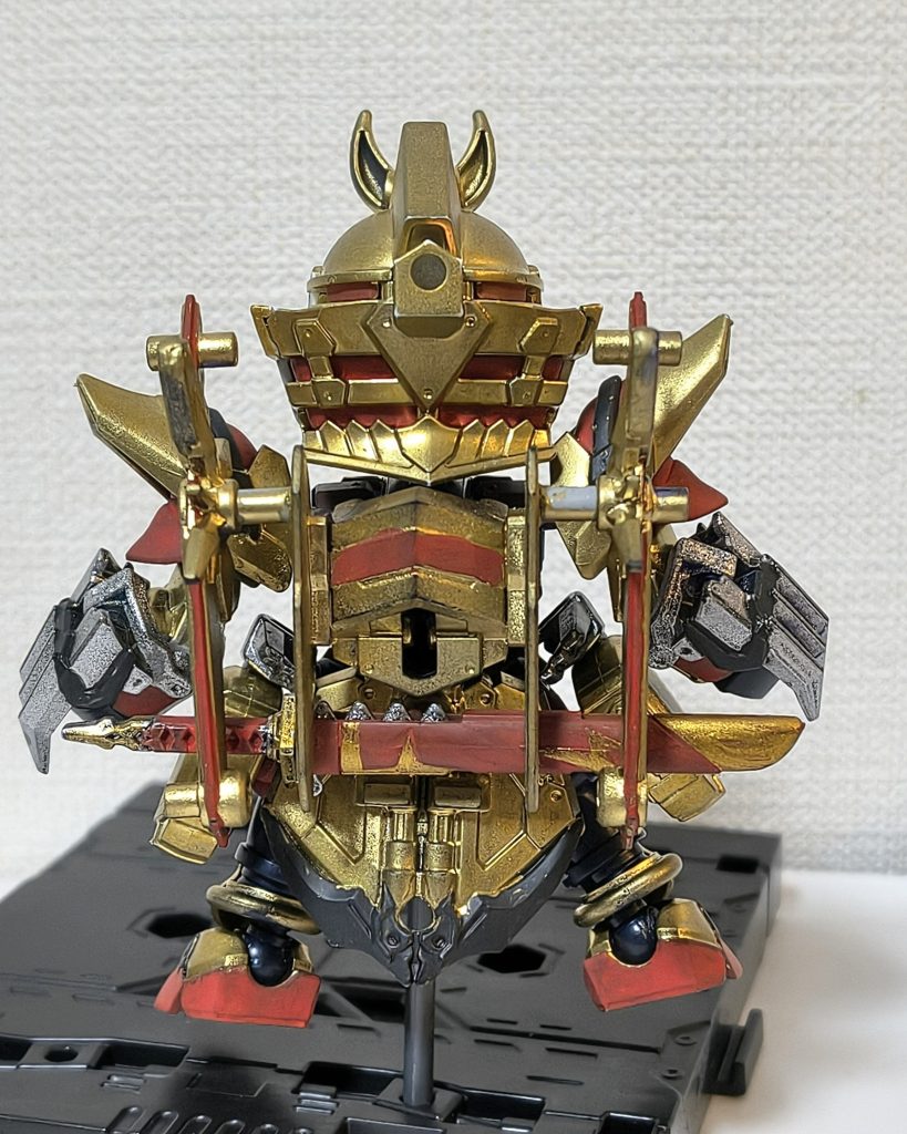 真後ろだと半蔵とあまり違いを感じません。