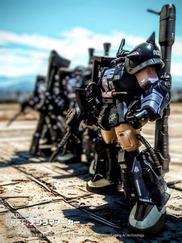 それでは今回はここまで。GフレームのザクⅡはもともとマッシブで良いんですよ。そこからさらに高機動型になって、さらにカラーリングの色分けもなかなか良くて、とにもかくにも黒い三連星のガイア機は無茶苦茶カッコイイと言うことでまた次回お会いしましょう。ではまた。