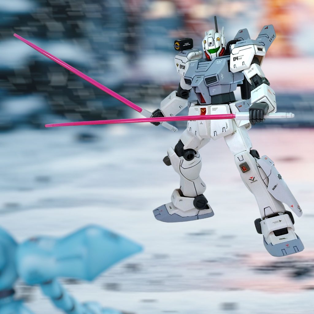 ハイゴッグvsジム改、激闘の行方は如何に・・・