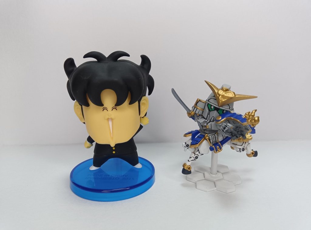 ガンダムとは関係ありませんが、SDガンダムよりも先に二頭身というモノを知った「ハイスクール！奇面組」の新作アニメが来年放送されます。まだ漫画作品がアニメ化されているということも分かっていなかった園児のとき人生で初めてハマったアニメで、主人公の一堂零をモジッてハンドルネームを「れいいち」にしました。当時の演者さんも まだまだ現役の方が多いので、「らんま1/2」のように続投してほしかった…特に千葉繁さんは…