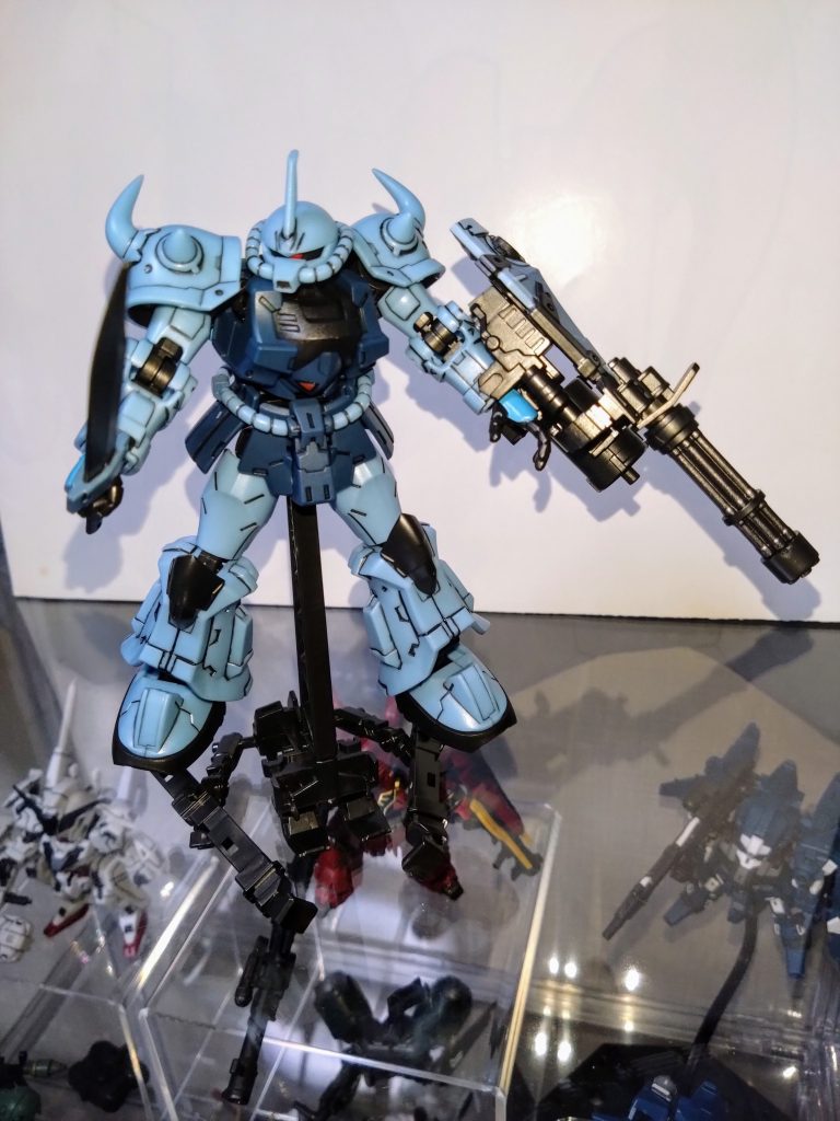 GフレームFA　グフカスタム–4枚目/制作者：基本筆塗り部分塗装仕様