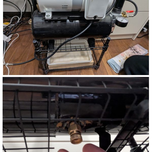 コンプレッサーのドレン