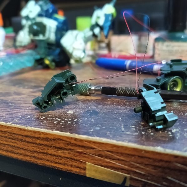 今回は台座を使うので足首からのスタートです☝️（2枚目）