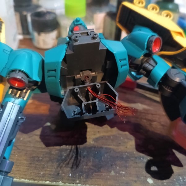 上半身、テスト点灯バッチリでした😁👍‼️（3枚目）