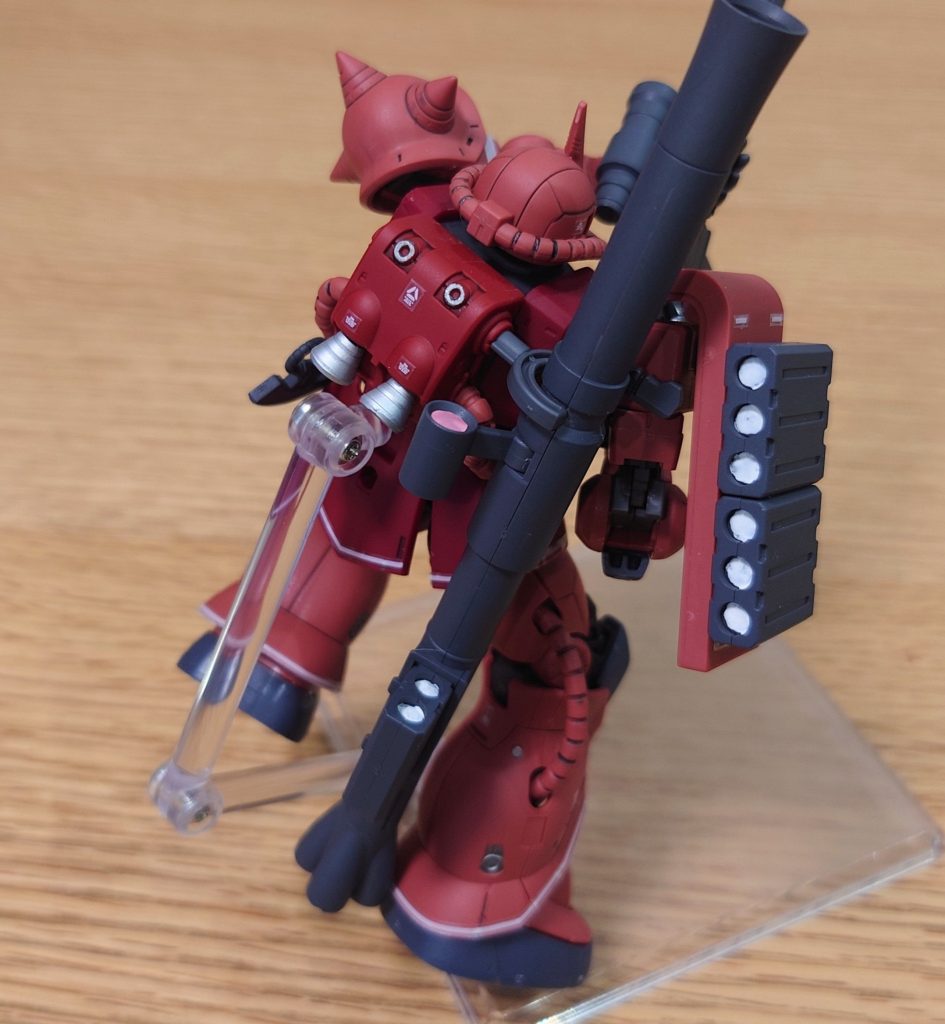 HG シャアザク(ORIGIN 赤い彗星)–3枚目/制作者：隠れ蓑