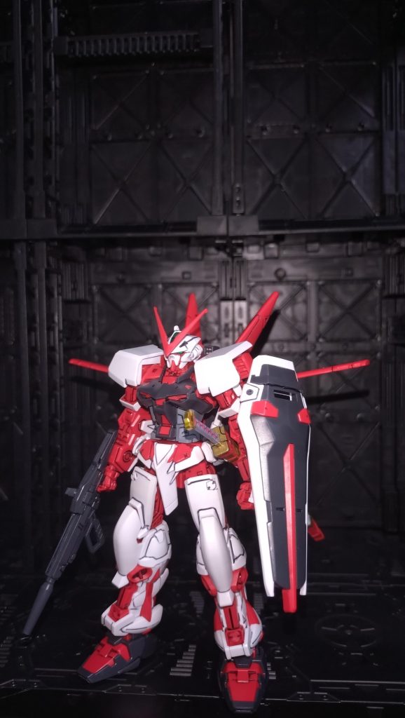 フライトユニット装備の素立ち状態