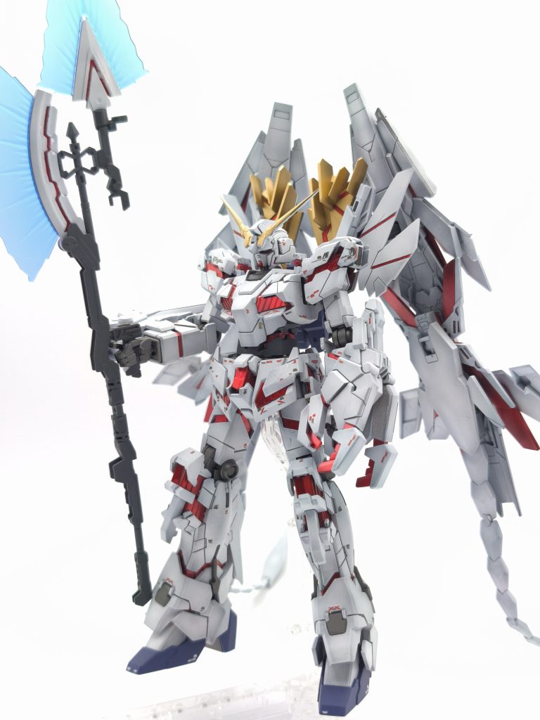 正面、ジャベリンは元がグレー1色で塗り分けが地獄ですがやっぱり塗ると違いますね。