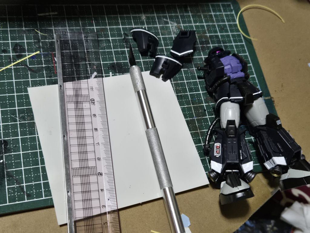 白ラインはいつものハセガワフィニッシャーです