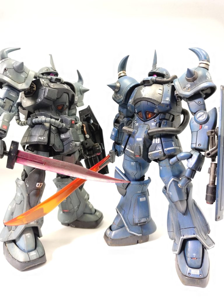 以前につくったグフカスタムと