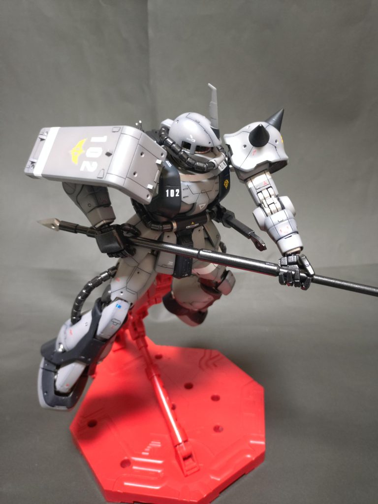 槍が長過ぎて画角に入りません…………（笑）