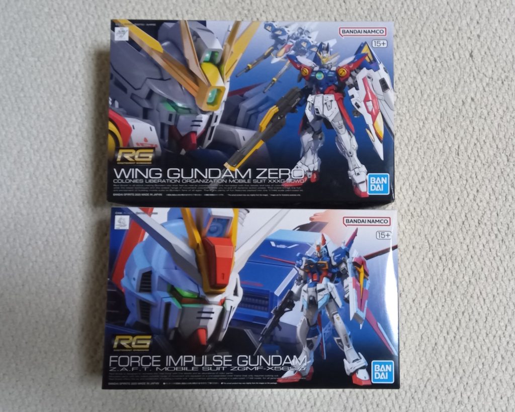 作品名：<p>クリスマスプレゼントにRGウイングゼロ、早めのお年玉にRGインパルスを貰いました。ｲｪｪｪｪｪｪｪｪｪｪｪｪｪｪｪｪｪｪｲ！ 組み立てるのが楽しみです(笑)</p>
