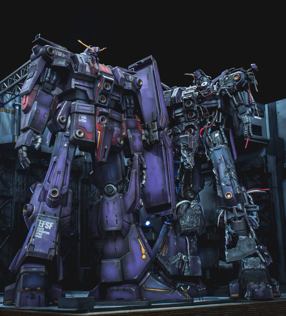 半壊バージョンとのツーショットもこちらにも載せます。