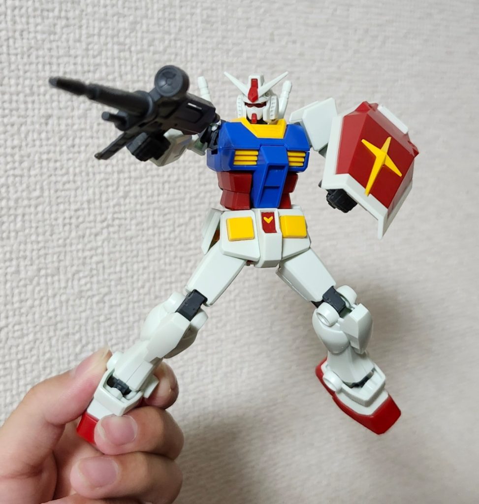 今回犠牲になったEGガンダム君です...ありがとう！