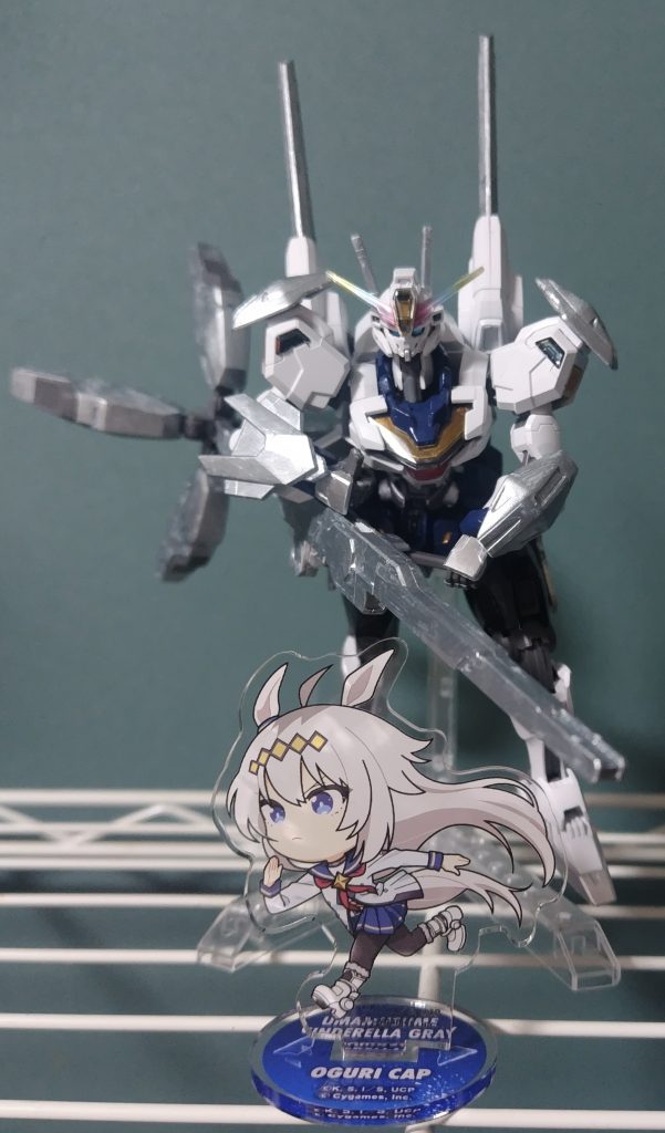 ということで今日は有馬記念なので今回は【ガンダム✕ウマ娘】Part9オグリキャップ専用のガンダムキャリバーンガンダムオグリキャップ化物の名を与えられた化物⋯化物⋯怪物でも同じだよねってことで【芦毛の怪物】の名を与えられたガンダムです