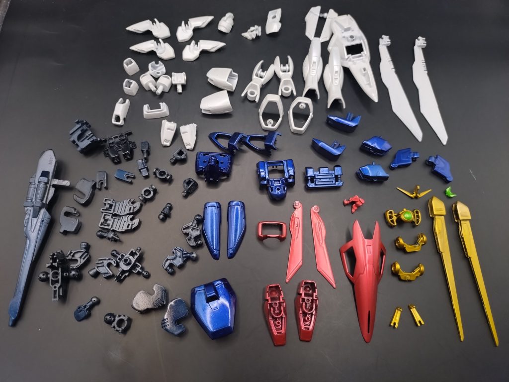 全パーツ緑は成形色のまんま