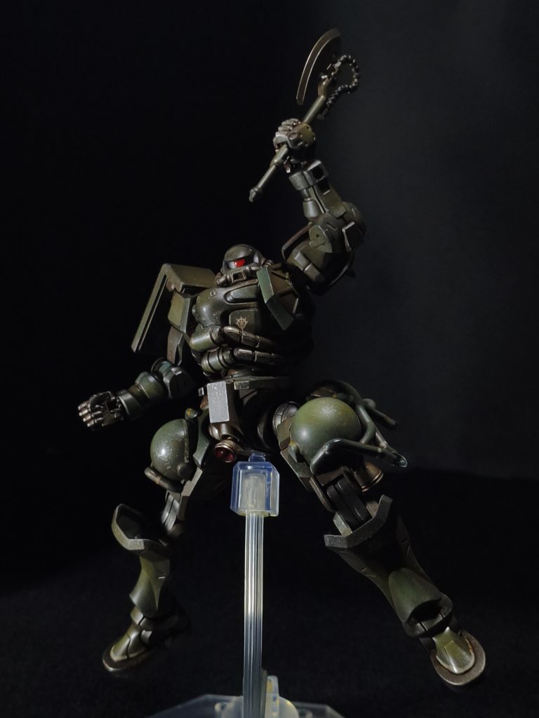 HG ザク（GQ）ウェザリング仕上げ–5枚目/制作者：Silva21