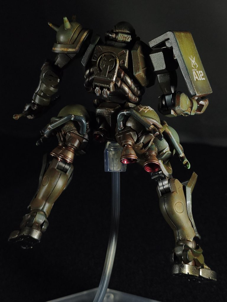 HG ザク（GQ）ウェザリング仕上げ–7枚目/制作者：Silva21