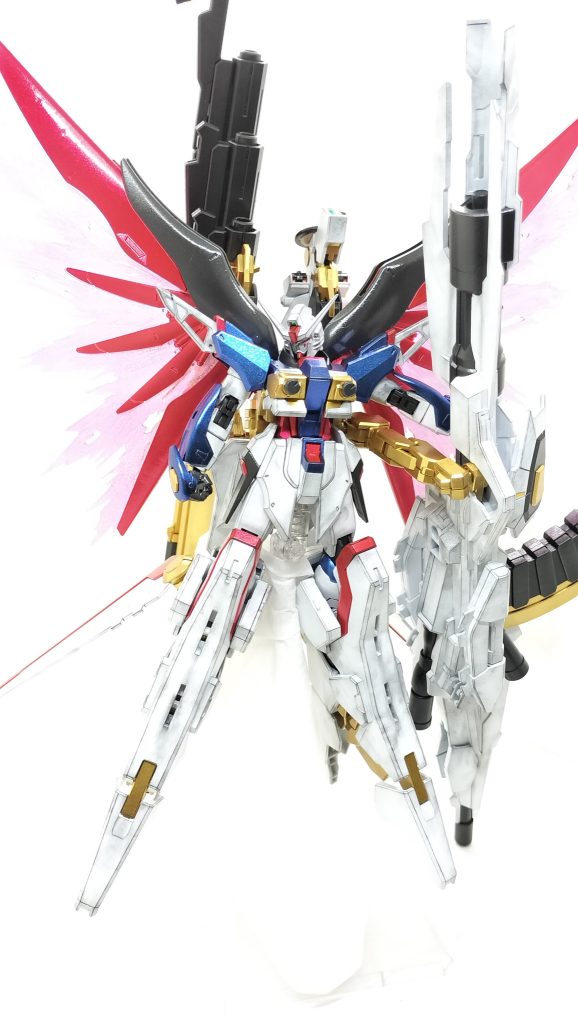 デスティニーガンダムSpecⅡ ＆ ゼウスシルエット–2枚目/制作者：かえる