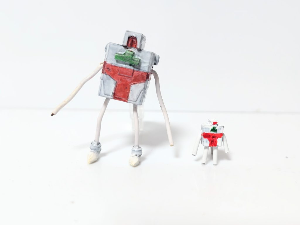 3cmくらいのサムと比べるとこんな感じ