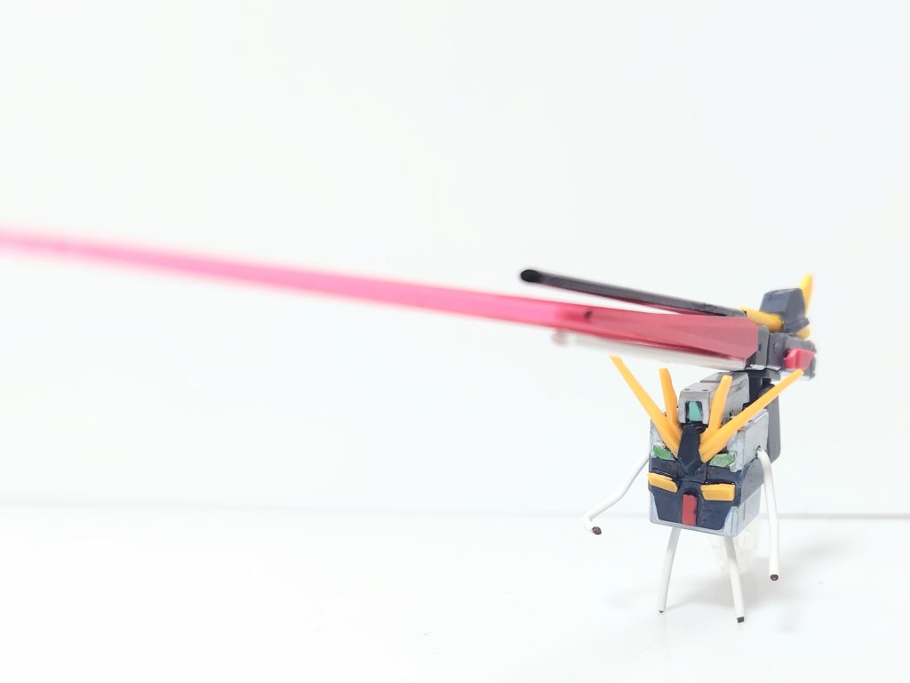 ビームが出ます