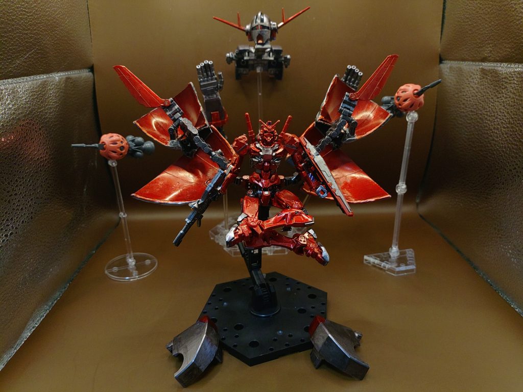 ◯フルバースト全てを展開させた状態かなり、神々しい感じになりました。