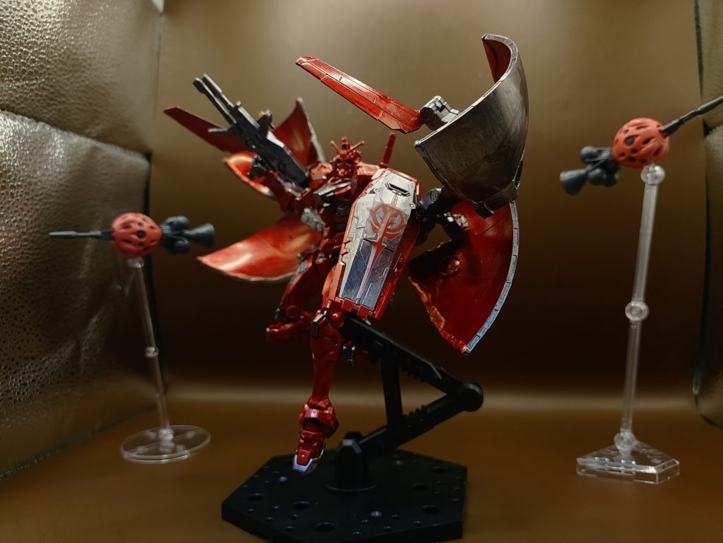 ◯アクションウィング展開させると、敵エース機を倒すためにより高速な戦闘ができます。