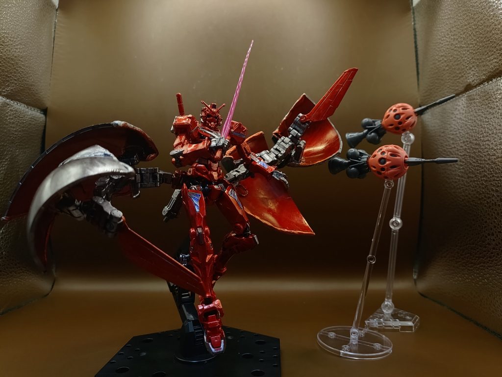 ◯装備・ビームライフル・シールド・ビームサーベル・5連メガ粒子砲・可変メガ粒子砲