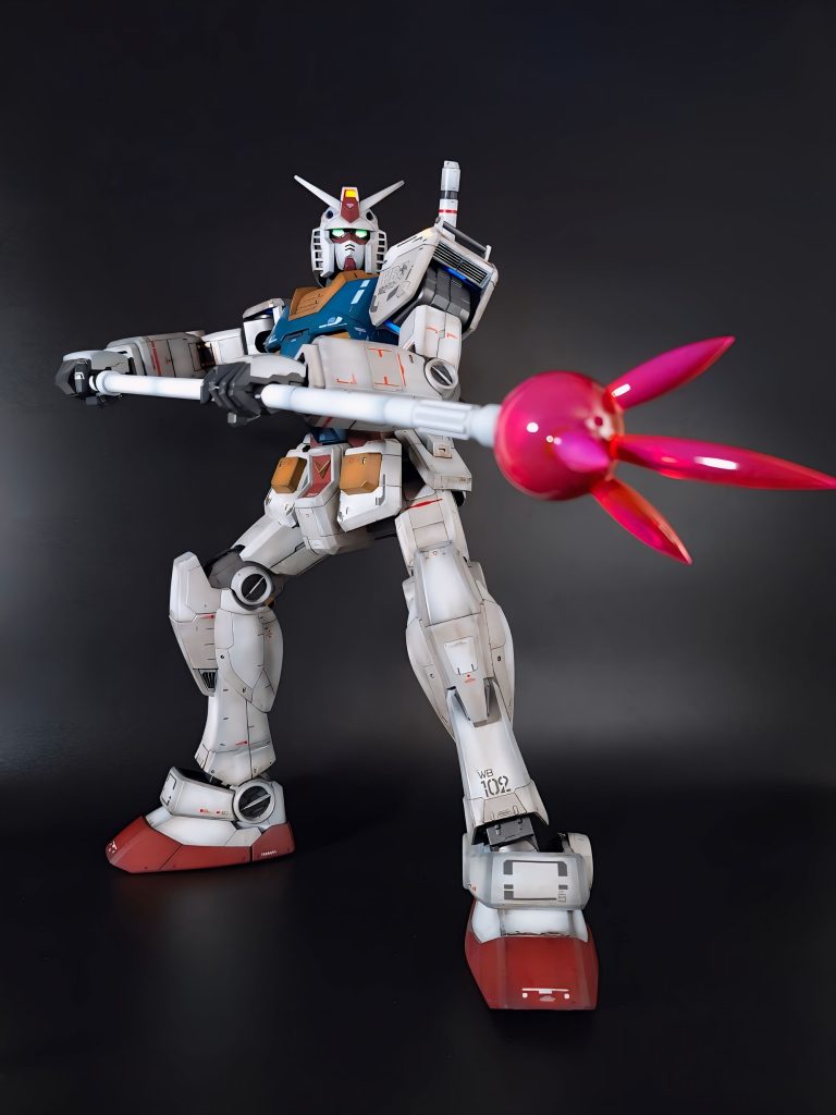 最後の1枚が入りきらなかった…😅すいません!!ビームジャベリン装備のメガサイズガンダムでした!!