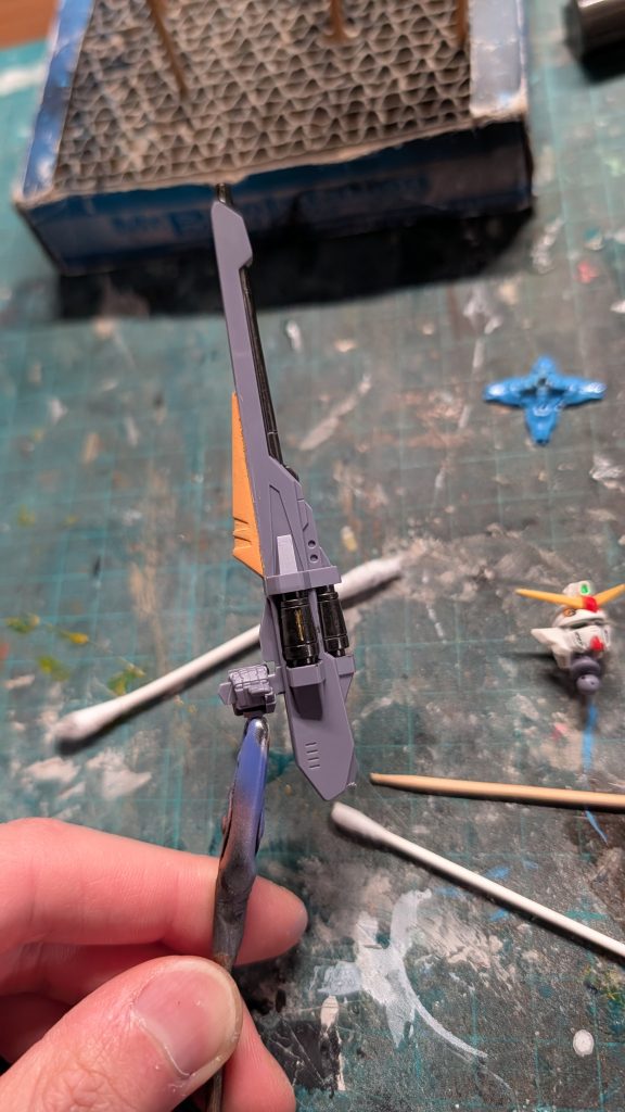 バスターライフルの塗装意外とちゃんとやりました