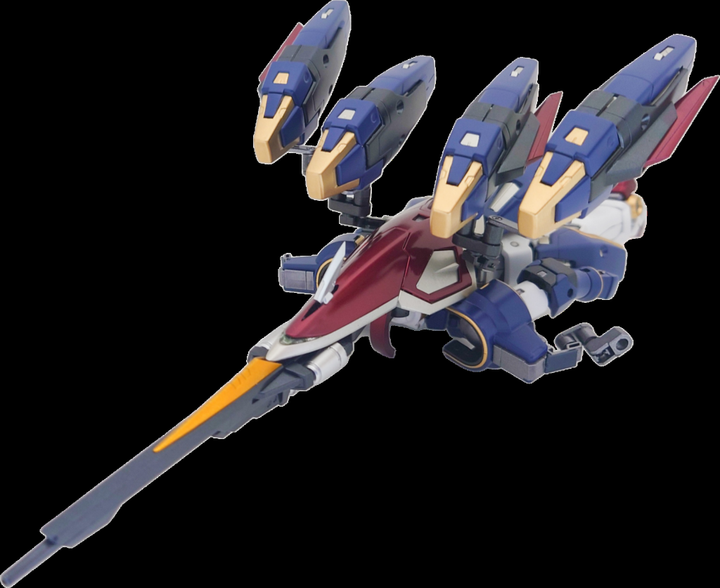そして、モビルスーツ形態から飛行形態(バードモード)に変形！