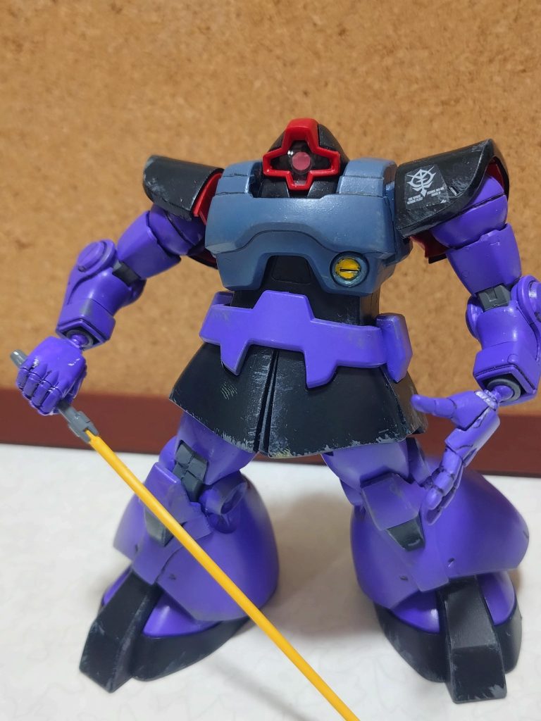 始めての筆塗りはこんな感じでした！