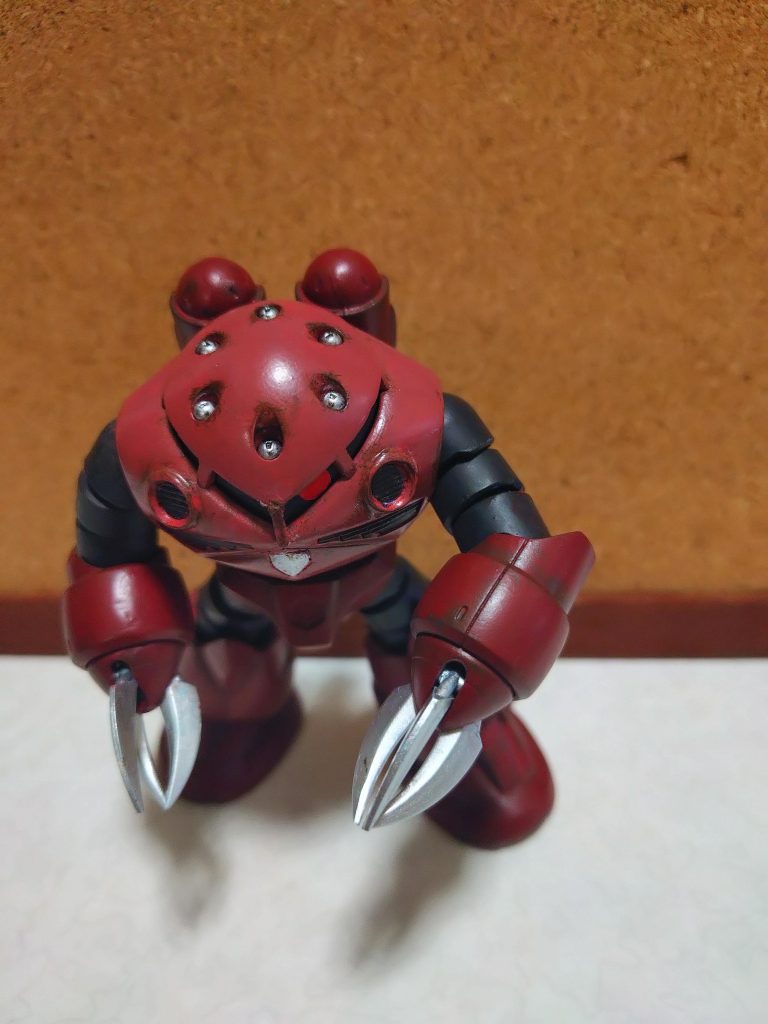 上半身と腕の合わせ目処理もチャレンジ