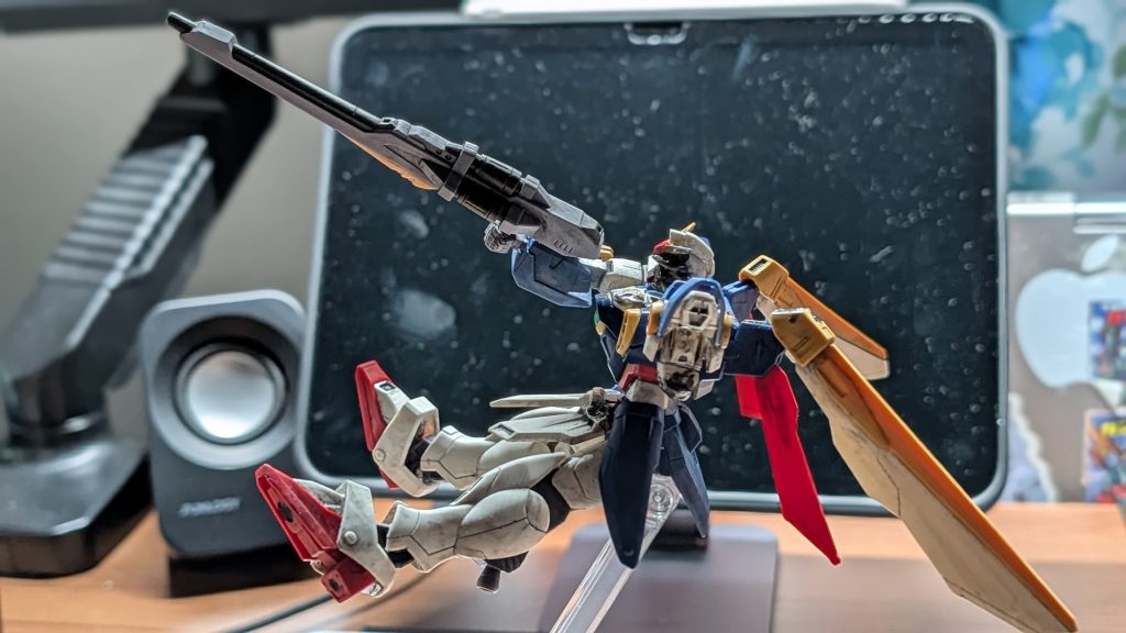 ウェザリングしたあとのテストショット（iPad汚すぎるな…）