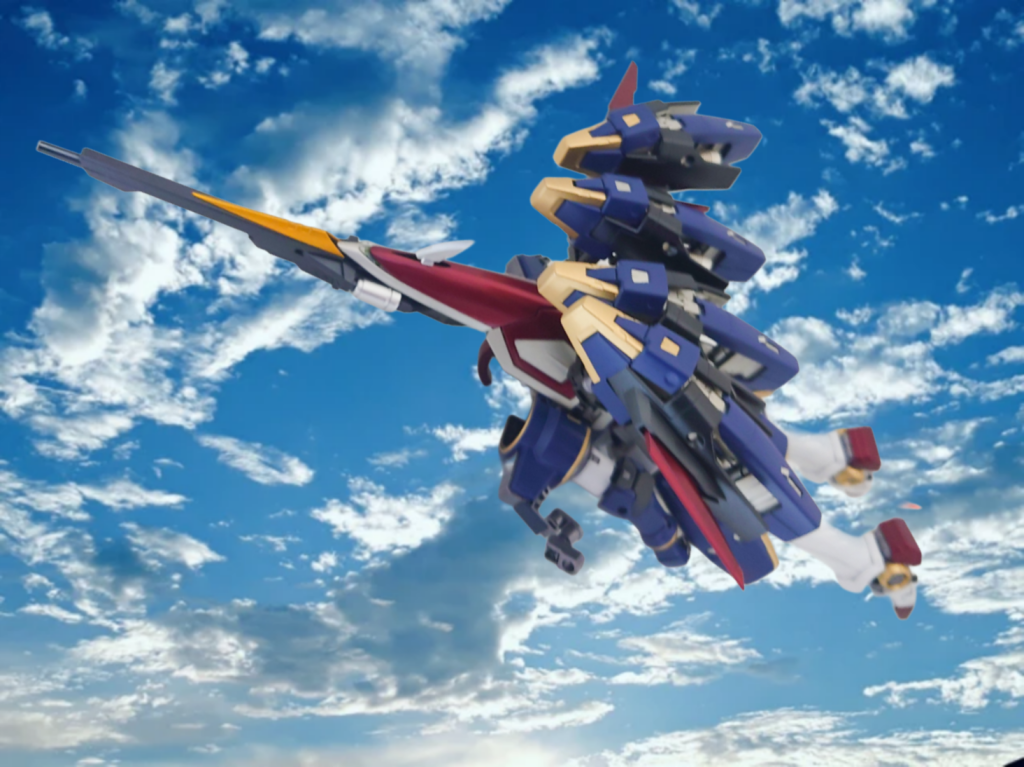 大空を飛翔するトールギス！