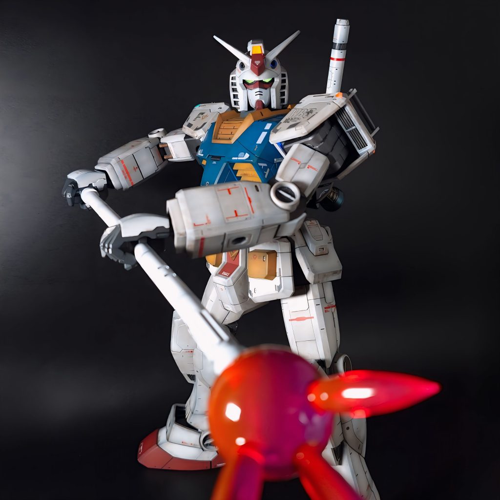 ビームジャベリン装備メガサイズガンダム！