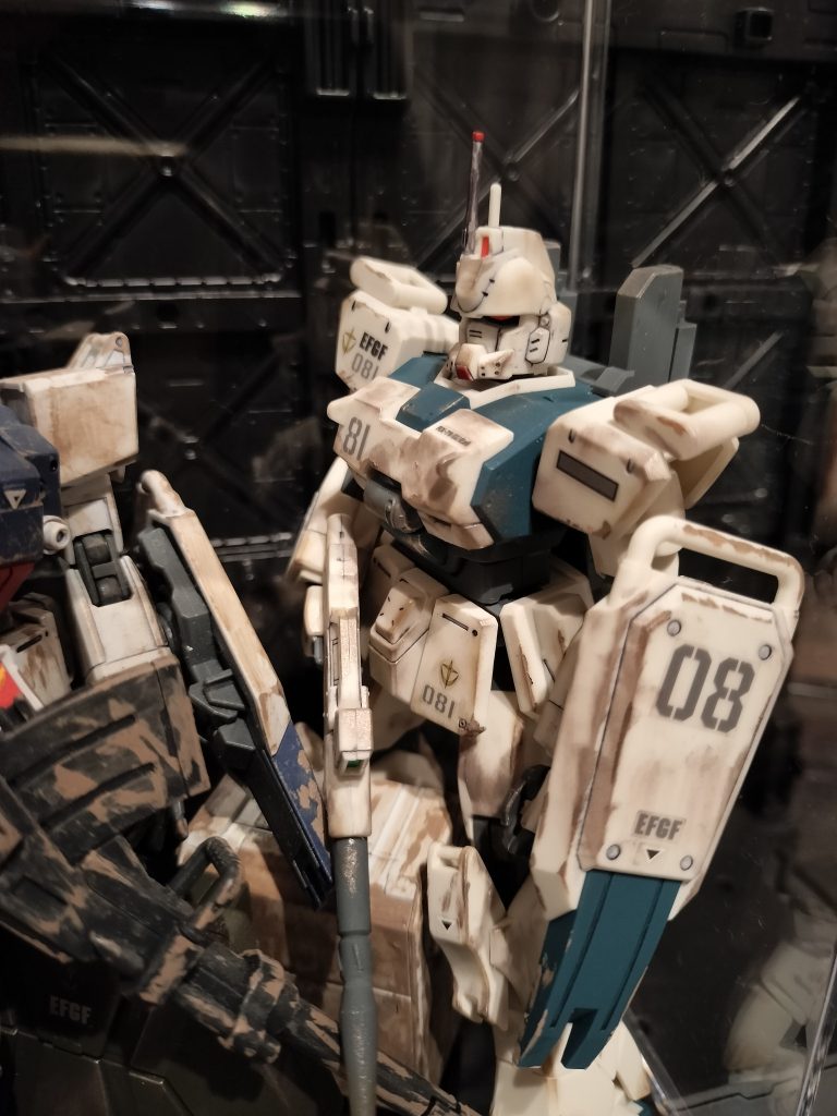 100均でスポンジを買ってきて汚し追加しました。塩梅が難しいですねぇ〜精進します