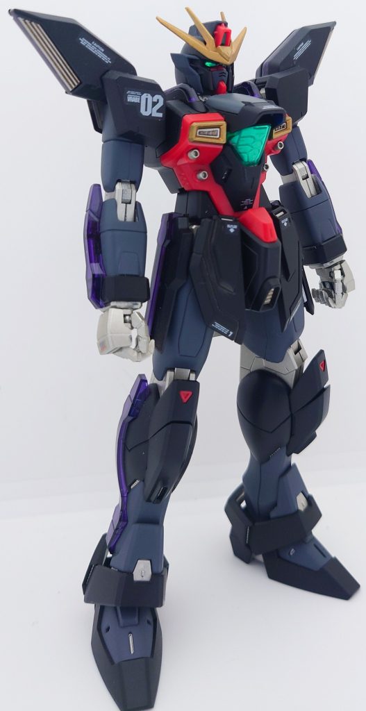 機体のカラーリングは、ガロードのガンダムXと対比させたくて黒をベースにしてみました。 