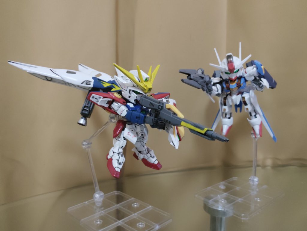 同時作成のおまけエアリアル(付属シール+HG)