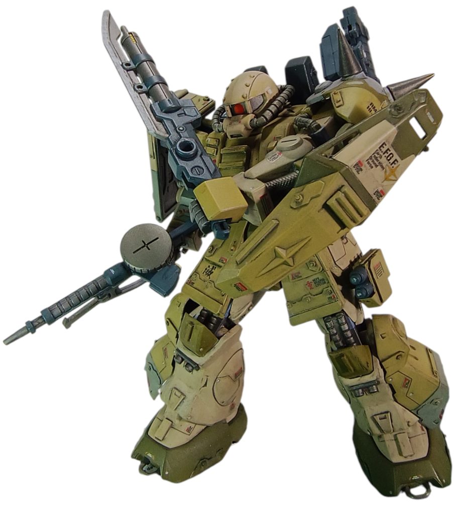 どんどん装備を使い捨て、最後は接近戦に！（前回ボツにした銃剣です）