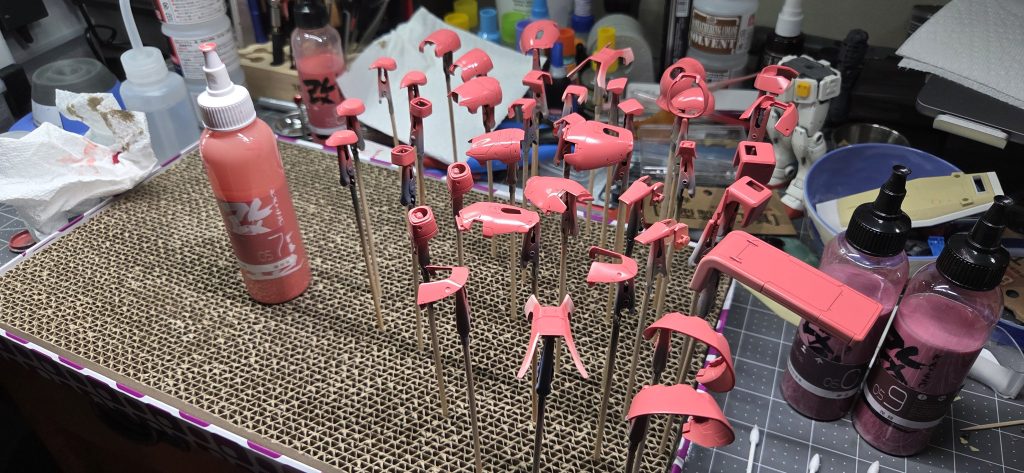 I used the AnchoreT Char Zaku colors. AMAZING PAINT!!