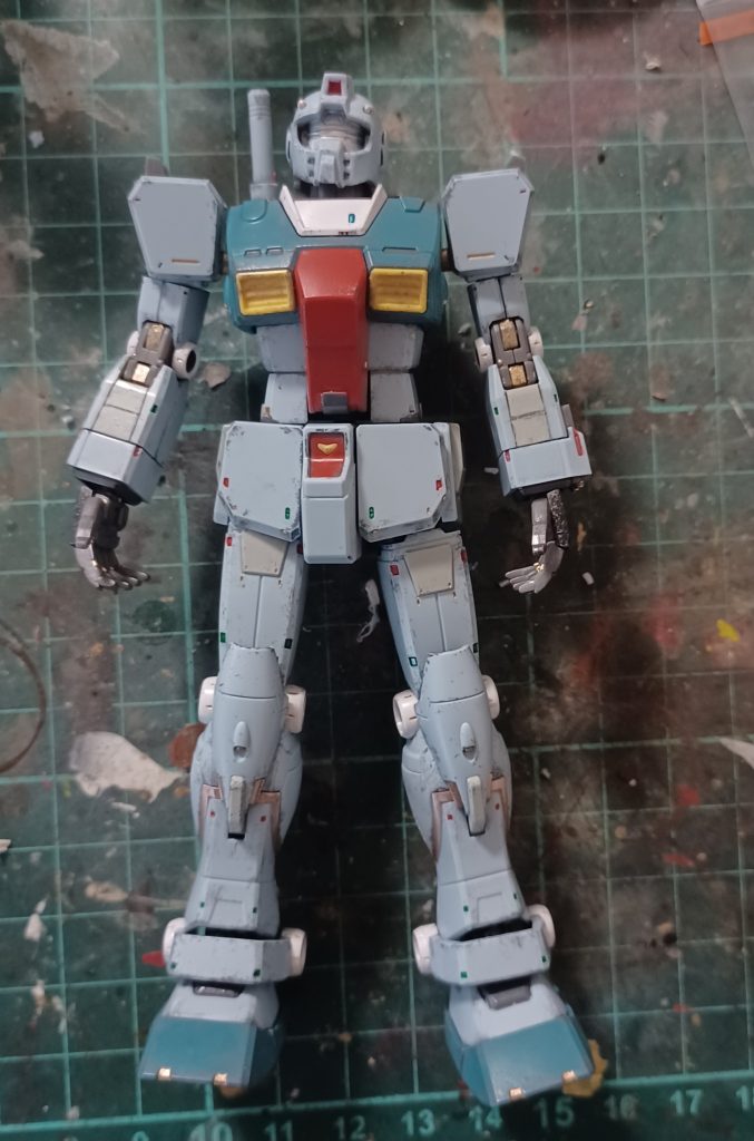 制作工程の画像は、これだけ💧 デカールも貼ってないし、トップコートもしてないし、汚す前だし。 ここまでは順調だったのにハードウェザリング仕上げで、色々とパーになってしまった💧