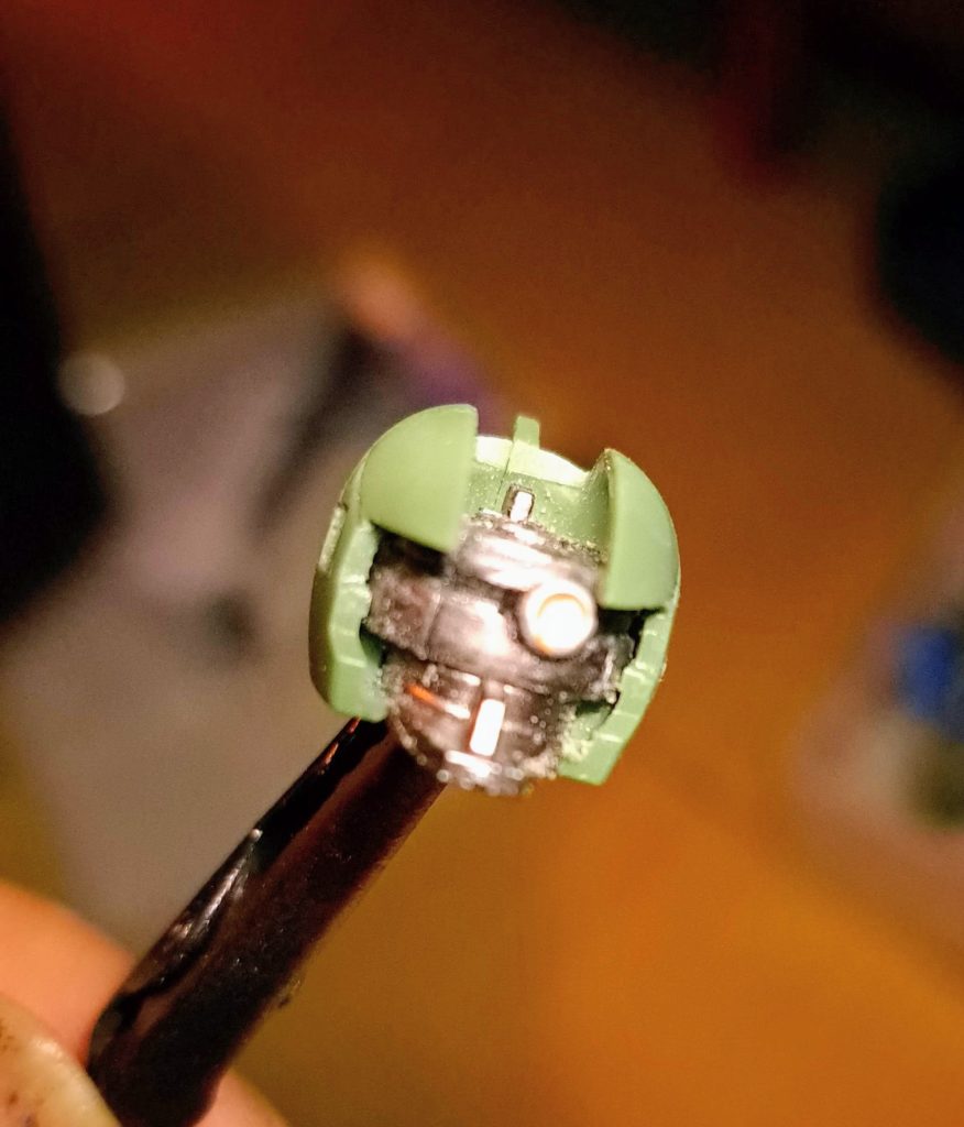 モノアイの加工