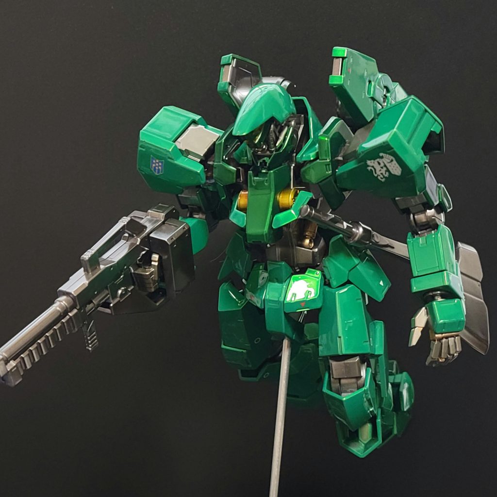 ペールトーンのキャンディ塗装。この緑色を見て！