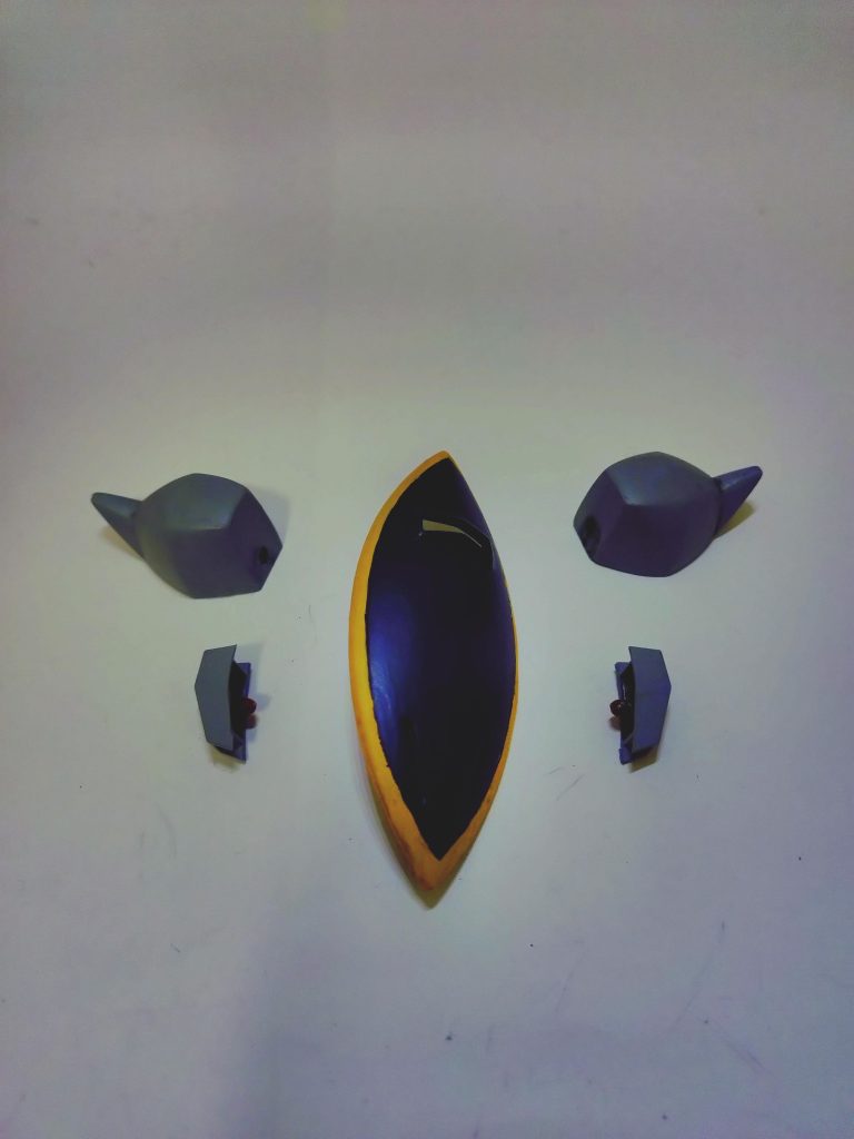 一通り紹介したあとはオマケ要素。冒頭でも説明した通り、このキットは単品でも色々遊べるキットなのです!リゲルグで未使用のパーツと、過去作ったジョニゲルで余ったシールドを使えば…