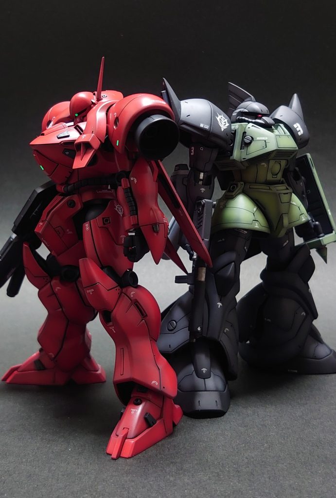 【追加画像2】折角なので、もっとゲルググマリーネにも参加してもらいましたw主役が乗っ取られる可能性がありますが💦