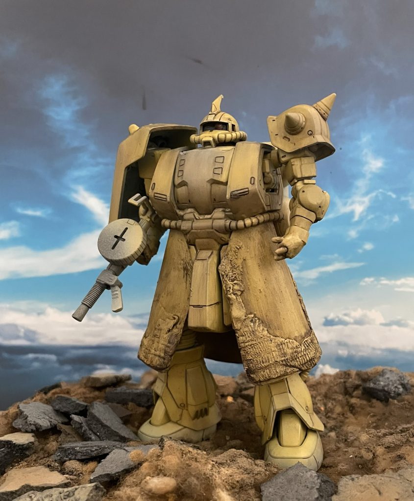 別のベースに立たせてみたものです。